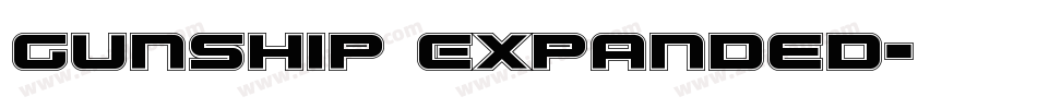 Gunship Expanded字体转换